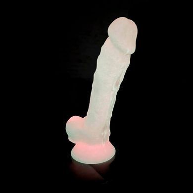 Фалоімітатор SilexD Johnny Pink Glow in the dark, двошаровий, силікон+Silexpan, діаметр 3,5см SO7026 фото Купити Фалоімітатор SilexD Johnny Pink Glow in the dark, двошаровий, силікон+Silexpan, діаметр 3,5см  SILEXD (Іспанія) 1 607 грн