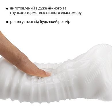Мастурбатор Otouch DECOR 1-D, эффект всасывания, ребрышки-кольца, зауженный диаметр SO9377 фото Купить   Otouch (Китай) 553 грн