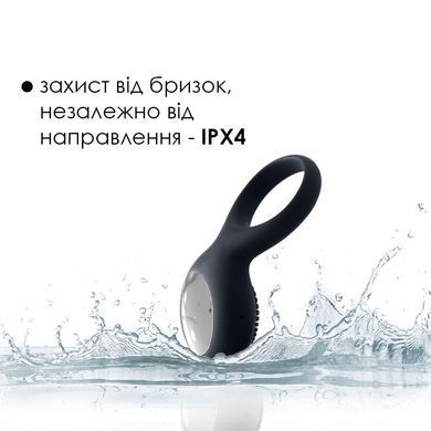 Ерекційне кільце з вібрацією Svakom Tyler Black SO4833 фото Купити Ерекційне кільце з вібрацією Svakom Tyler Black  Svakom (США) 2 485 грн