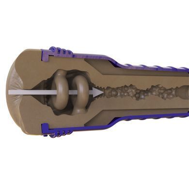 Мастурбатор-попка Fleshlight Boost Blast Female Medium Dark Flesh, плавающие кольца Turbo Tech SX1317 фото Купить   Fleshlight (США) 4 286 грн
