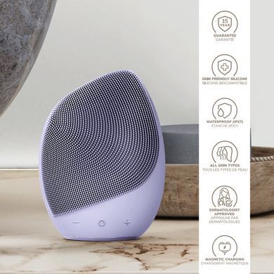 Електронна ультразвукова щітка для обличчя GESKE Sonic Facial Brush 5в1 purple HB0068 фото Купити Електронна ультразвукова щітка для обличчя GESKE Sonic Facial Brush 5в1 purple  GESKE 1 279 грн