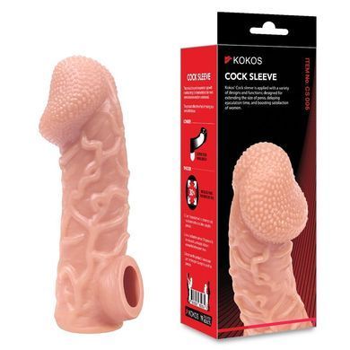 Насадка на член Kokos Cock Sleeve CS 006 S SX4617 фото Купити Насадка на член Kokos Cock Sleeve CS 006 S  Kokos  498 грн