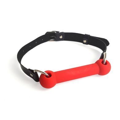 Кляп-палиця на ременях Art of Sex &ndash; Gag Stick Silicon, червоний, натуральна шкіра SO6704 фото Купити Кляп-палиця на ременях Art of Sex &ndash; Gag Stick Silicon, червоний, натуральна шкіра  Art of Sex  552 грн