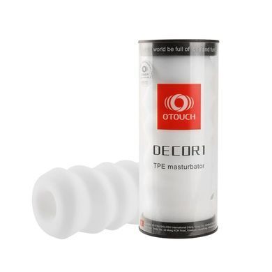 Мастурбатор Otouch DECOR 1-D, эффект всасывания, ребрышки-кольца, зауженный диаметр SO9377 фото Купить   Otouch (Китай) 553 грн