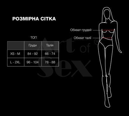 Лакований вініловий ліф з шипами Art of Sex - Mistress, червоний, розмір L Art of Sex  &mdash; фото