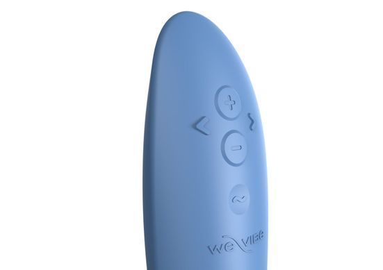 Смарт-вибратор We-Vibe Rave 2 Twisted Pleasure Blue, для точки G и входа во влагалище, 2 мотора SO8768 фото Купить   We-Vibe (Канада) 4 989 грн