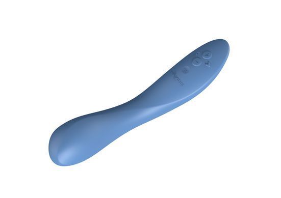 Смарт-вибратор We-Vibe Rave 2 Twisted Pleasure Blue, для точки G и входа во влагалище, 2 мотора SO8768 фото Купить   We-Vibe (Канада) 4 989 грн