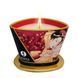 Масажна свічка Shunga Massage Candle &ndash; Sparkling Strawberry Wine (170 мл) з афродизіаками