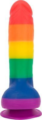 Радужный фаллоимитатор ADDICTION - JUSTIN - 8" - RAINBOW, 20,3 см, силикон SO4533 фото Купить   ADDICTION  2 115 грн