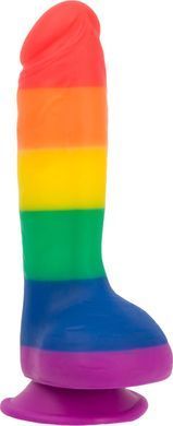 Радужный фаллоимитатор ADDICTION - JUSTIN - 8" - RAINBOW, 20,3 см, силикон SO4533 фото Купить   ADDICTION  2 115 грн