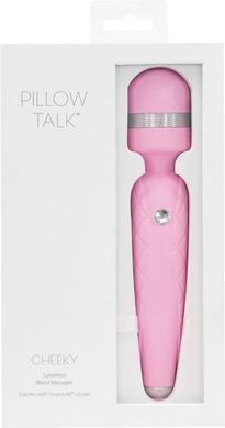 Роскошный вибромассажер PILLOW TALK - Cheeky Pink с кристаллом Swarovsky, плавное повышение мощности SO2727 фото Купить   Pillow Talk (Канада) 2 549 грн