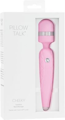 Роскошный вибромассажер PILLOW TALK - Cheeky Pink с кристаллом Swarovsky, плавное повышение мощности SO2727 фото Купить   Pillow Talk (Канада) 2 549 грн