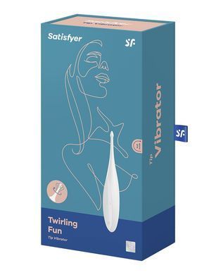 Вибратор для клитора Satisfyer Twirling Fun White SO5418 фото Купить   Satisfyer (Німеччина) 1 903 грн