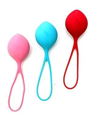 Вагинальные шарики Satisfyer Strengthening Balls (3шт), диаметр 3,8см, масса 62-82-98г, монолитные SO2302 фото Купить   Satisfyer (Німеччина) 1 265 грн