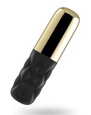 Потужний мінівібратор Satisfyer Sparkling Darling Gold зі знімним ковпачком, 16 режимів роботи SO3106 фото Купити Потужний мінівібратор Satisfyer Sparkling Darling Gold зі знімним ковпачком, 16 режимів роботи  Satisfyer (Німеччина) 1 265 грн
