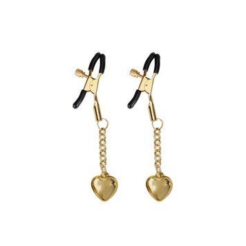 Затискачі для сосків Liebe Seele Solid Heart Nipple Clamps Gold SX1686 фото Купити Затискачі для сосків Liebe Seele Solid Heart Nipple Clamps Gold  Liebe Seele (Японія) 784 грн