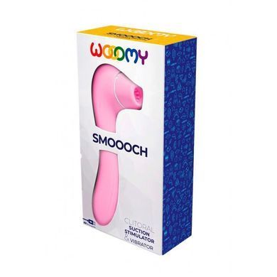 Вакуумный стимулятор с вибрацией Wooomy Smoooch Pink Clitoral Suction & Vibration, 10х2 режимов SO7409 фото Купить   Wooomy (Іспанія) 2 448 грн