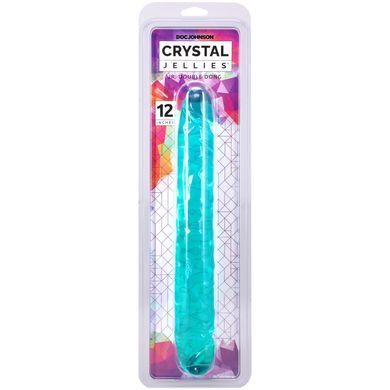 Фалоімітатор двосторонній Doc Johnson Crystal Jellies 12" Jr. Double Dong Teal SX4430 фото Купити Фалоімітатор двосторонній Doc Johnson Crystal Jellies 12" Jr. Double Dong Teal  Doc Johnson  1 429 грн