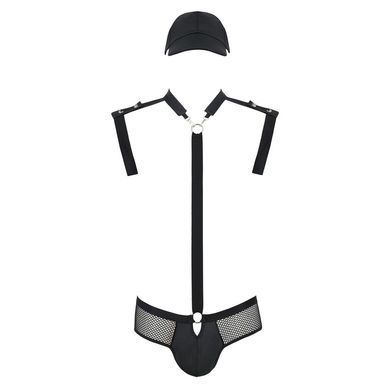 Комплект еротичної чоловічої білизни Passion 038 JOHN SET L/XL Black, боді, кепка SO7585 фото Купити Комплект еротичної чоловічої білизни Passion 038 JOHN SET L/XL Black, боді, кепка  Passion (Польща) 2 651 грн