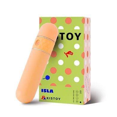 Вакуумний вібратор KISTOY ISLA Orange SO6540 фото Купити Вакуумний вібратор KISTOY ISLA Pink  KISSTOY (Китай) 1 939 грн
