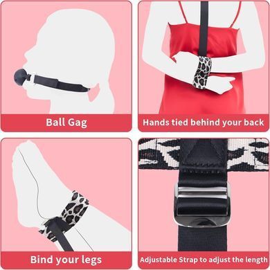 БДСМ-набір LOCKINK YEAHWOW Armbinder Restraint Set Black SX2843 фото Купити БДСМ-набір LOCKINK YEAHWOW Armbinder Restraint Set Black  LOCKINK (Китай) 969 грн