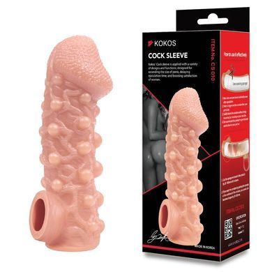 Насадка на член Kokos Cock Sleeve CS 010 M SX1469 фото Купить   Kokos (Південна Корея) 618 грн