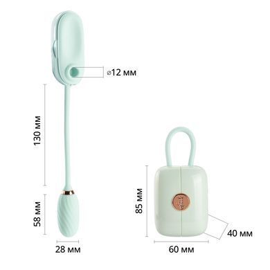 Вакуумний кліторальний стимулятор Otouch Louis Vibrate Teal з віброяйцем, у кейсі SO9429 фото Купити Вакуумний кліторальний стимулятор Otouch Louis Vibrate Teal з віброяйцем, у кейсі  Otouch (Китай) 2 217 грн