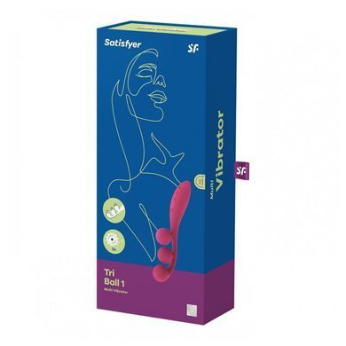 Універсальний вібратор Satisfyer Tri Ball 1, 3 мотори, гнеться SO7785 фото Купити Універсальний вібратор Satisfyer Tri Ball 2, 3 мотори, гнеться  Satisfyer (Німеччина) 1 939 грн