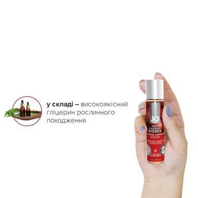 Смазка на водной основе JO H2O &mdash; Strawberry Kiss (30 мл) без сахара, растительный глицерин SO1469 фото Купить   JO (США) 359 грн