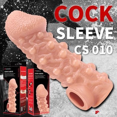 Насадка на член Kokos Cock Sleeve CS 010 M SX1469 фото Купить   Kokos (Південна Корея) 618 грн