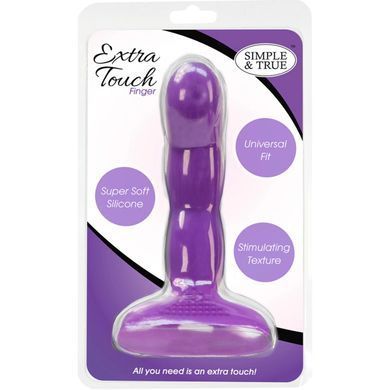 Насадка на палец Simple&True Extra Touch Finger Dong Purple SO5591 фото Купить   PowerBullet (Канада) 637 грн