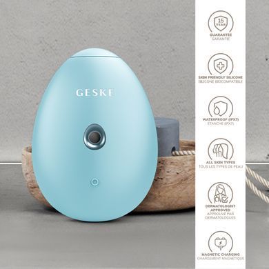 Електронний освіжувач для зволоження обличчя GESKE Facial Hydration Refresher 4в1 turquoise HB0169 фото Купити Електронний освіжувач для зволоження обличчя GESKE Facial Hydration Refresher 4в1 turquoise  GESKE 1 279 грн