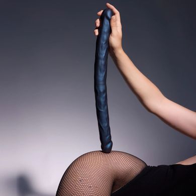 Фалоімітатор подвійний Strap-On-Me DOUBLE DONG REALISTIC DILDO - SNAKY METALLIC COLOR SX1389 фото Купити Фалоімітатор подвійний Strap-On-Me DOUBLE DONG REALISTIC DILDO - SNAKY METALLIC COLOR  Strap-On-Me (Франція) 4 222 грн