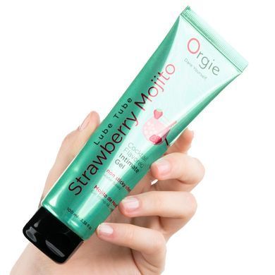 Лубрикант на водній основі Orgie Lube Tube Strawberry Mojito, 100 мл SX1519 фото Купити Лубрикант на водній основі Orgie Lube Tube Strawberry Mojito, 100 мл  Orgie (Бразилія-Португалія) 498 грн