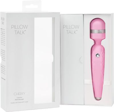 Роскошный вибромассажер PILLOW TALK - Cheeky Pink с кристаллом Swarovsky, плавное повышение мощности SO2727 фото Купить   Pillow Talk (Канада) 2 549 грн