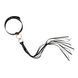 Ошейник с флоггером Rosy Gold - Collar with Flogger - Black SX1198 фото 3
