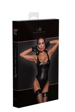 Боди с мокрым эффектом Noir Handmade F244 Powerwetlook body with high cut bottom hem, L SX0163 фото Купить   Noir Handmade (Польща) 2 383 грн
