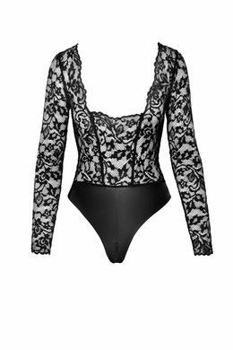 Боди Noir Handmade F296 Psyche, S, кружево, длинный рукав, низ под латекс, с доступом SX0213 фото Купить   Noir Handmade (Польща) 2 586 грн