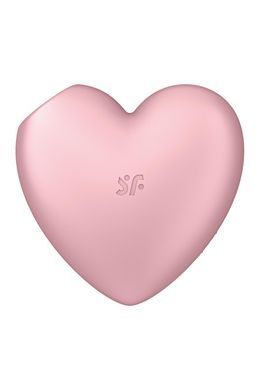 Вакуумный стимулятор-сердечко с вибрацией Satisfyer Cutie Heart Light Red SO6286 фото Купить   Satisfyer (Німеччина) 1 588 грн