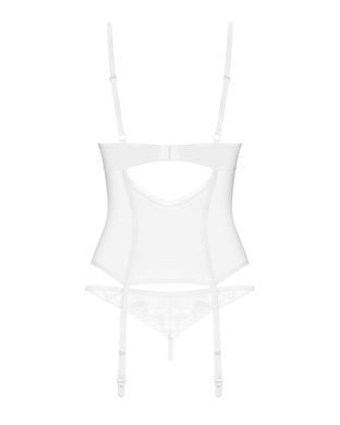 Корсет Obsessive Alissium corset & thong, XS/S, гнучкі кісточки, відкрита спина, стрінги в комплекті SX0600 фото Купити Корсет Obsessive Alissium corset & thong, XS/S, гнучкі кісточки, відкрита спина, стрінги в комплекті  Obsessive (Польща) 1 653 грн