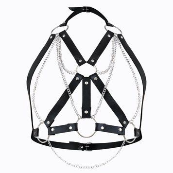 Женская портупея Art of Sex - Aiden Leather harness, Черная XS-M SO8396 фото Купить   Art of Sex  1 173 грн