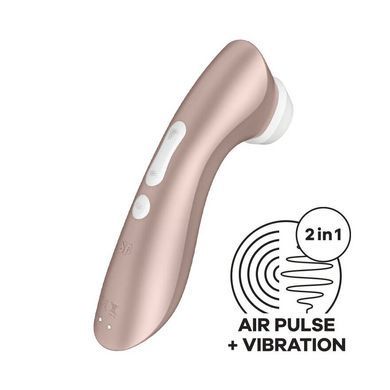 Вакуумний кліторальний стимулятор Satisfyer Pro 2+ Vibration з вібрацією SO2303 фото Купити Вакуумний кліторальний стимулятор Satisfyer Pro 2+ Vibration з вібрацією  Satisfyer  2 159 грн