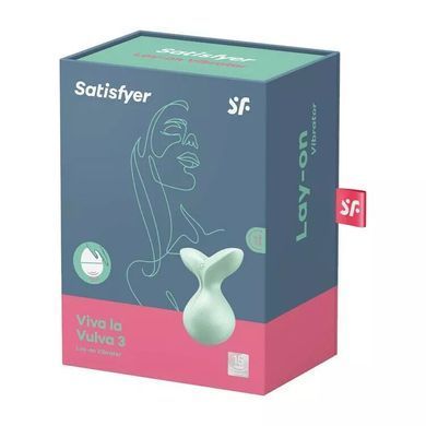 Мінівібромасажер Satisfyer Viva la Vulva 3 Mint SO7786 фото Купити Мінівібромасажер Satisfyer Viva la Vulva 3 Mint  Satisfyer (Німеччина) 1 903 грн