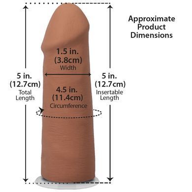 Фалоімітатор Doc Johnson The Realistic Cock ULTRASKYN - 5 Inch Caramel SX4481 фото Купити Фалоімітатор Doc Johnson The Realistic Cock ULTRASKYN - 5 Inch Caramel  Doc Johnson  2 129 грн