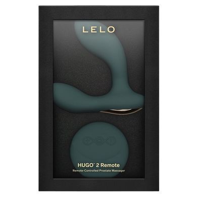 Массажер простаты LELO Hugo 2 Remote Green, 2 мотора, очень мощный, пульт ДУ SX0690 фото Купить   Lelo (Швеція) 11 364 грн