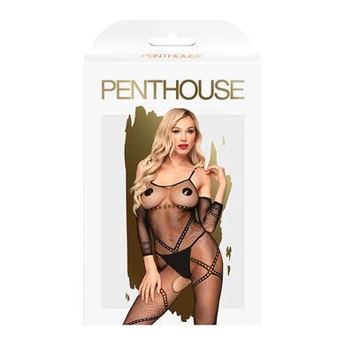 Бодістокінг з контрастним візерунком Penthouse - Under Arrest Black S/L SO4387 фото Купити Бодістокінг з контрастним візерунком Penthouse - Under Arrest Black S/L  Penthouse (Німеччина) 794 грн