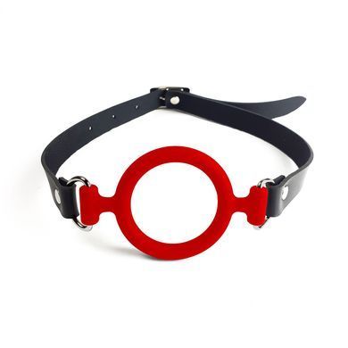 Кляп-розширювач силіконове кільце Art of Sex &ndash; Gag ring, червоний, натуральна шкіра SO6706 фото Купити Кляп-розширювач силіконове кільце Art of Sex &ndash; Gag ring, червоний, натуральна шкіра  Art of Sex  552 грн