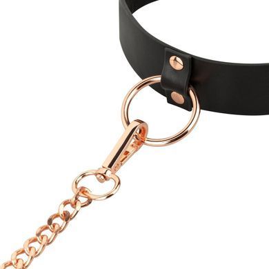Ошейник с поводком Rosy Gold - Collar with Leash - Black SX1199 фото Купить   Rosy Gold (Нідерланди) 1 293 грн