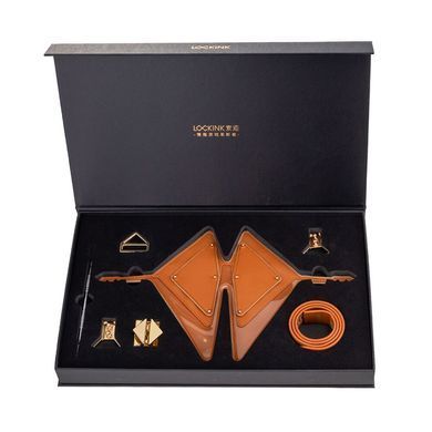 Маска на очі LOCKINK Vixen Blindfold, коричнева, натуральна шкіра, регульований обсяг SX0854 фото Купити Маска на очі LOCKINK Vixen Blindfold, коричнева, натуральна шкіра, регульований обсяг  LOCKINK (Китай) 5 238 грн