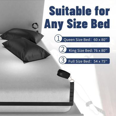 БДСМ-набір LOCKINK YEAHWOW Bed Restraint set SX2844 фото Купити БДСМ-набір LOCKINK YEAHWOW Bed Restraint set  LOCKINK (Китай) 1 524 грн